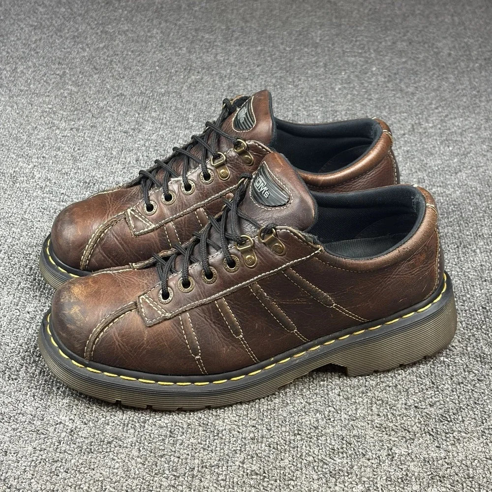 Dr. Martens 11306 Brown Leather Lace Up Oxford Shoes Men's US 11 AW004 Derby